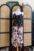 Vintage Y2K asymmetrical Floral Mesh Skirt