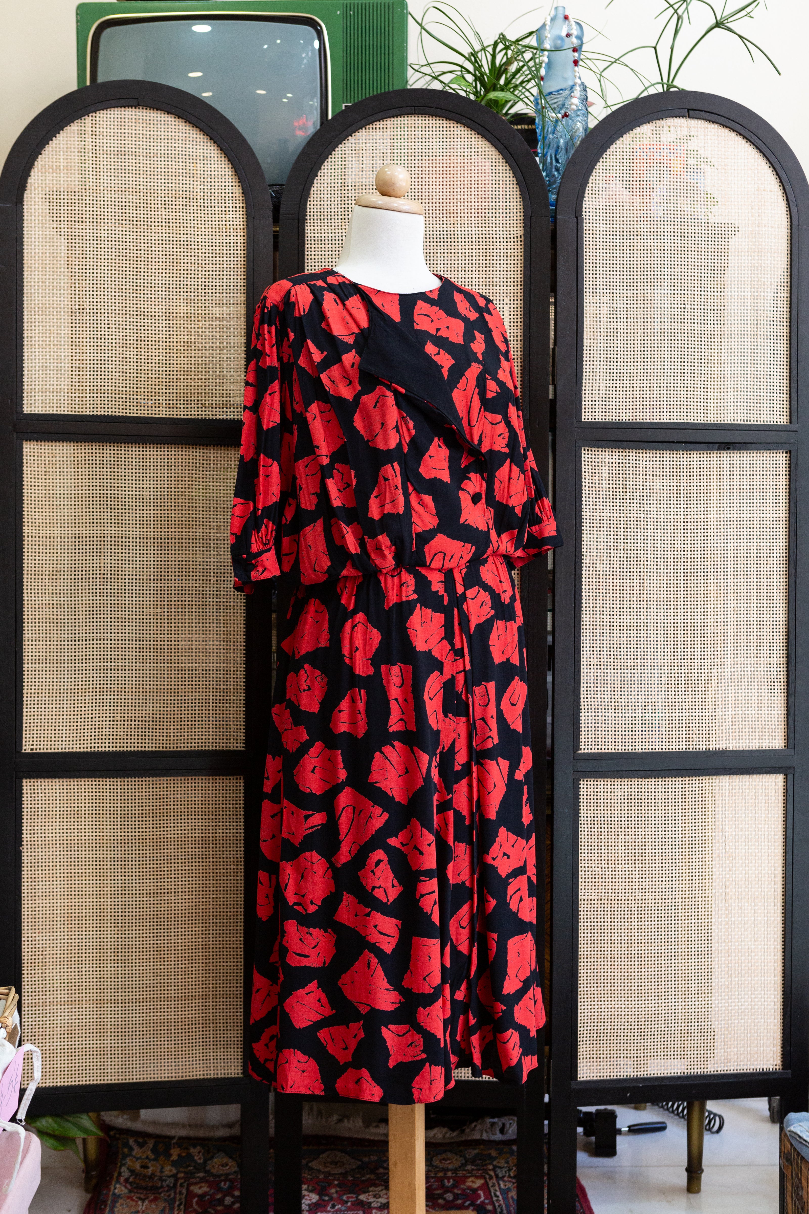 Vintage funky patterned dress