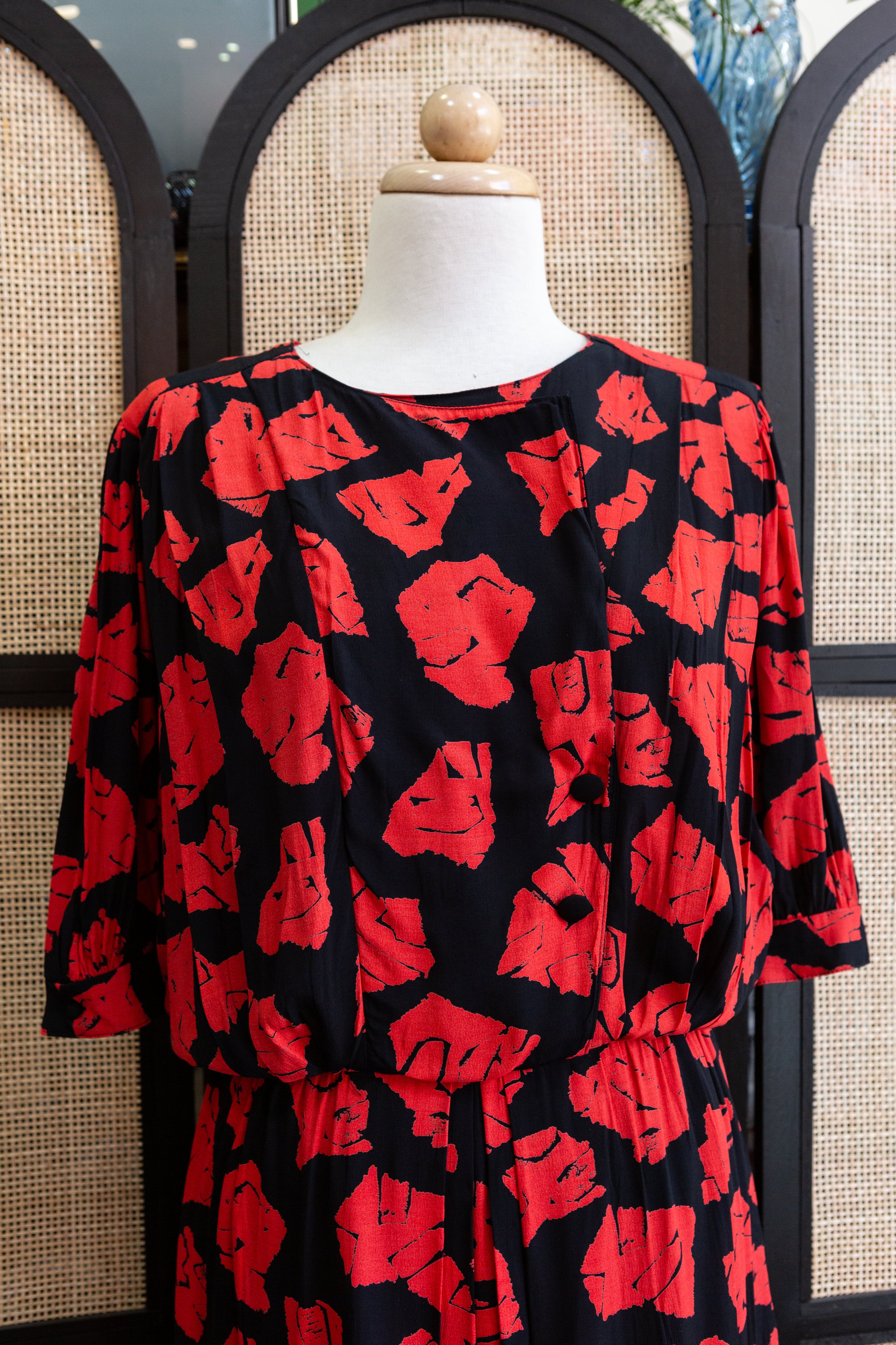 Vintage funky patterned dress