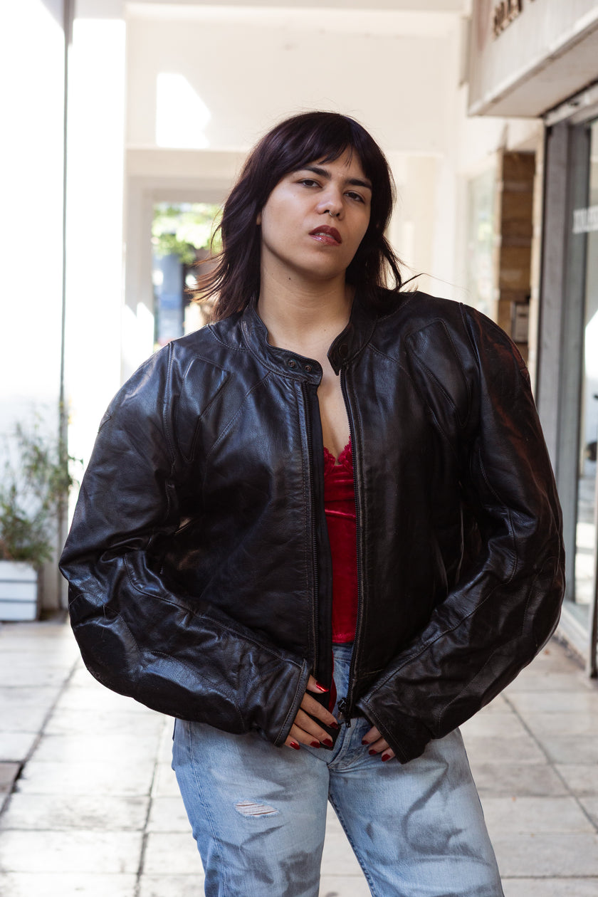 Dainese Men’s leather motorcycle jacket (XL)