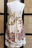 CRISTINA GAVIOLI Whimsical Floral Layered Chiffon Dress