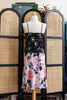 Vintage Y2K asymmetrical Floral Mesh Skirt