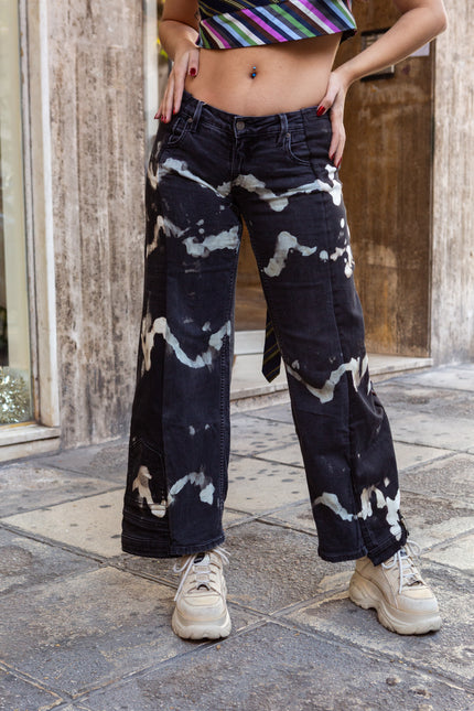 Thoughts reworked super hot low waisted up-cycled jeans (EU36)