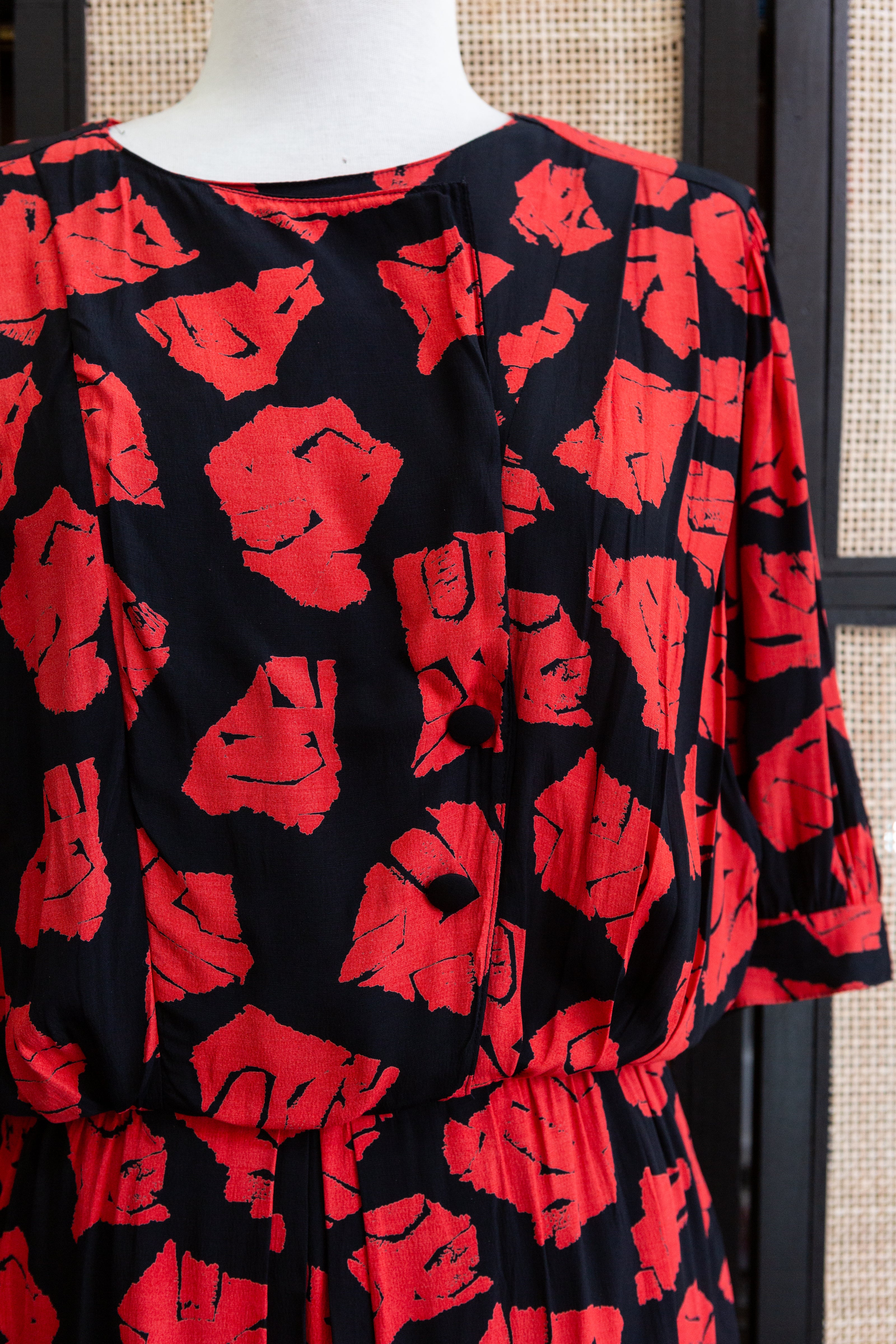 Vintage funky patterned dress