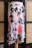 Vintage Y2K asymmetrical Floral Mesh Skirt