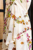 CRISTINA GAVIOLI Whimsical Floral Layered Chiffon Dress