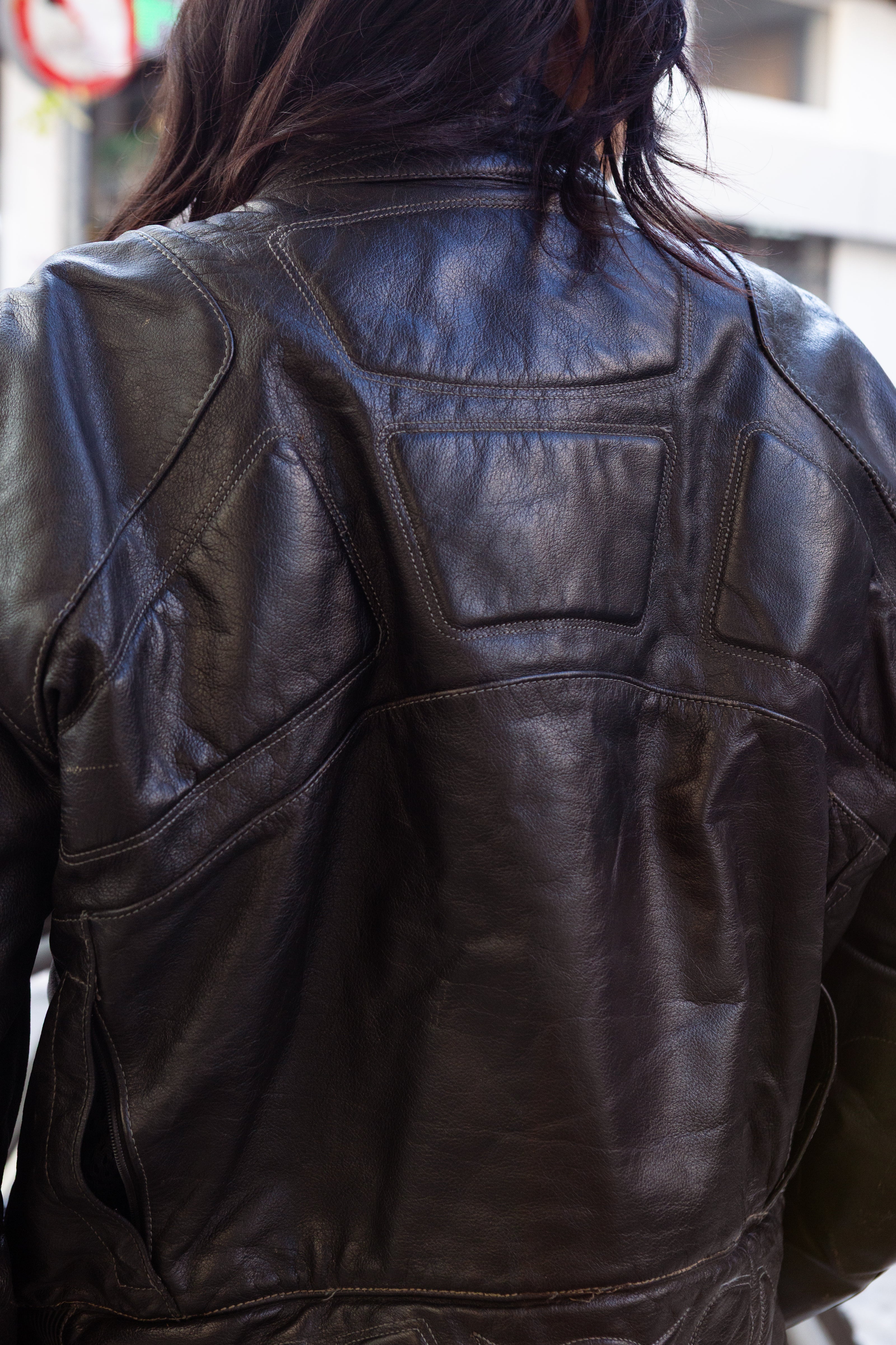 Dainese Men’s leather motorcycle jacket (XL)