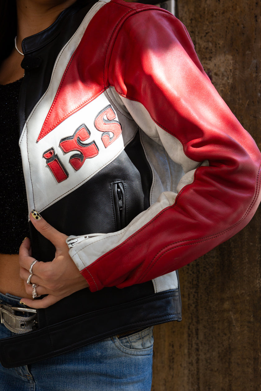 Stunning Men's leather motorcycle jacker