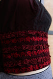 Stunning Y2K Burgundy Lace Trim Corset Top