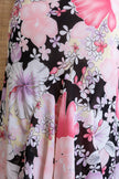Vintage Y2K asymmetrical Floral Mesh Skirt