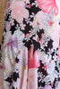 Vintage Y2K asymmetrical Floral Mesh Skirt