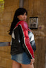 Stunning Men's leather motorcycle jacker