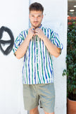 Vintage funky striped shirt