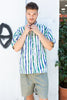 Vintage funky striped shirt