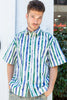 Vintage funky striped shirt