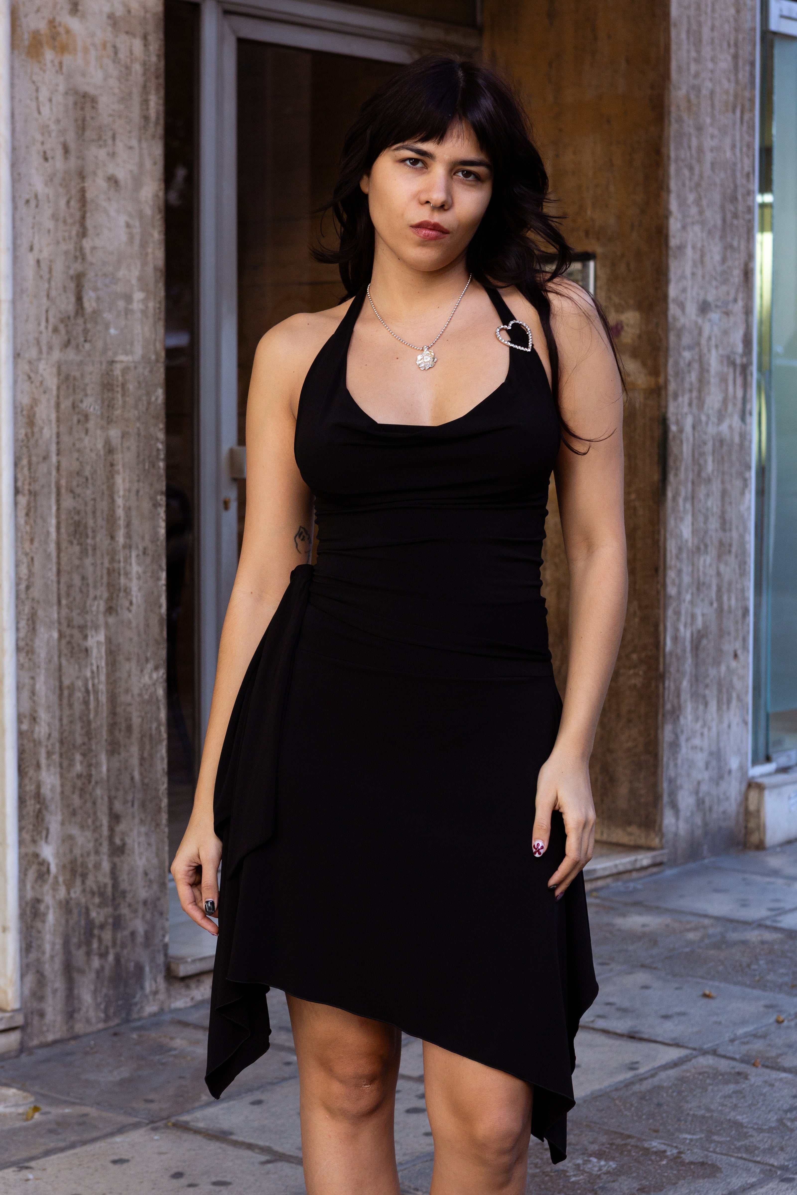 Super hot NAF-NAF asymetrical backless dress (S/L)