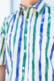 Vintage funky striped shirt