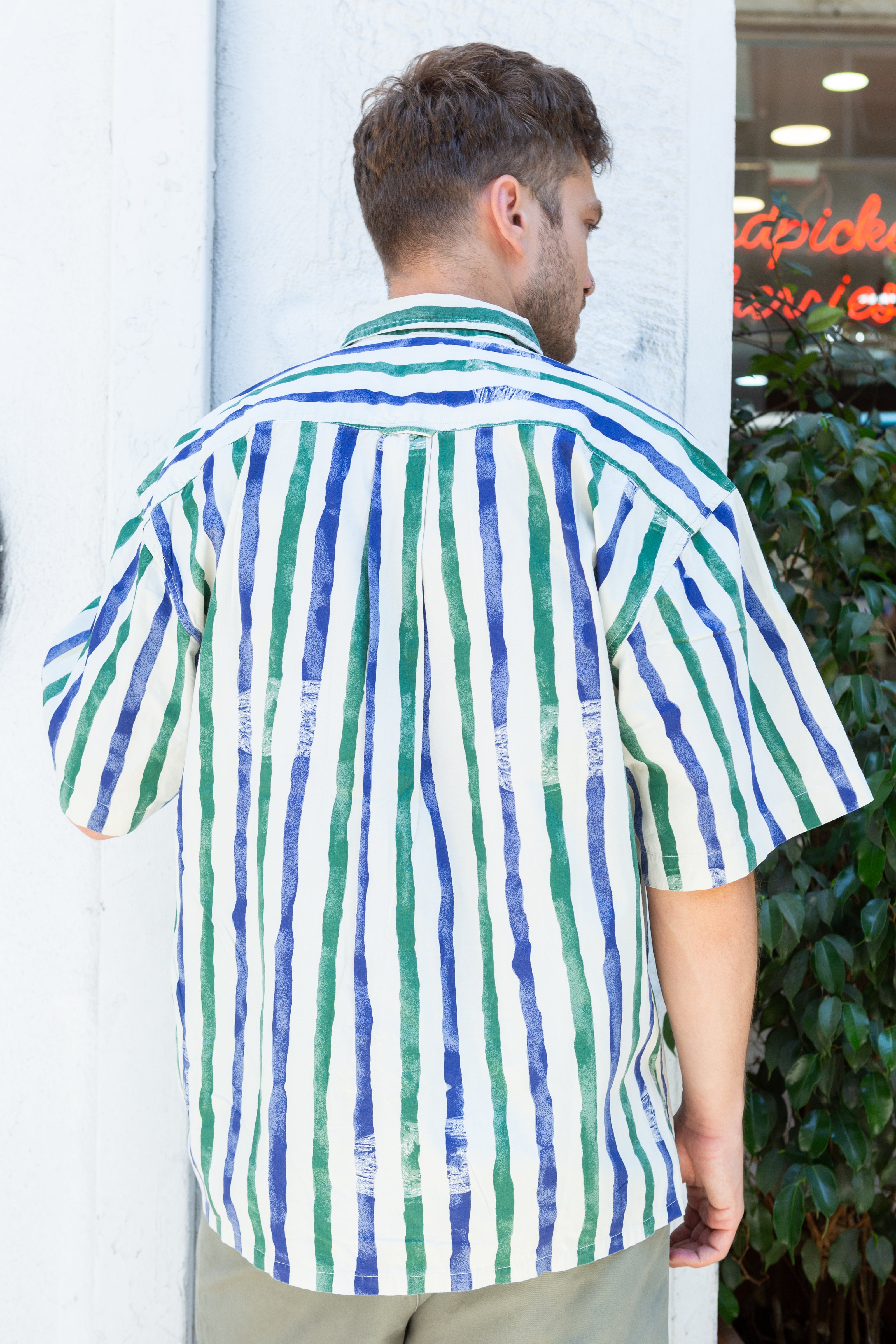 Vintage funky striped shirt