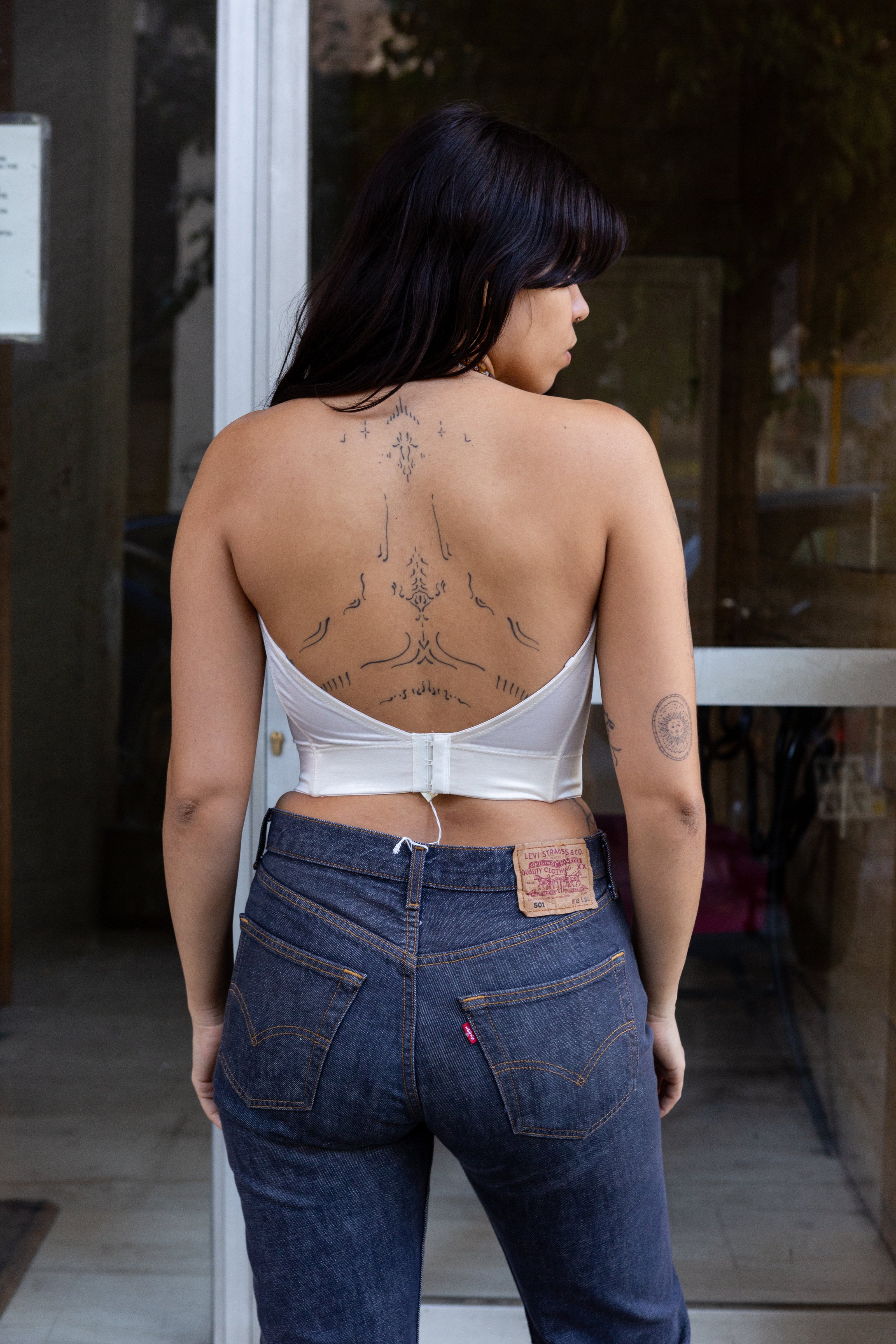 Super hot strapless corset top