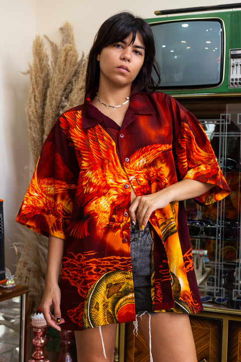 Vintage 90s style Anime shirt