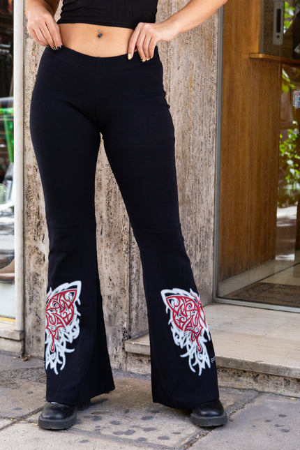 Super hot deadstock Y2K low waisted  flare strechy pants