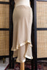 Super cute mesh midi asymmetrical skirt