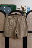 Men’s Vintage Pleated Chino Shorts