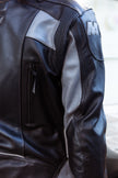Woman’s leather motorcycle jacket (M/L)