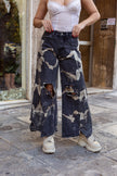 Thoughts reworked super hot baggy destressed up-cycled jeans (EU38)