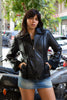 Beautiful vintage leather jacket with suede & stud details