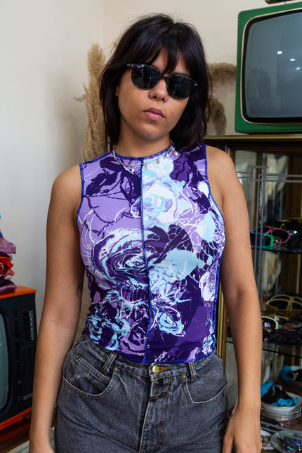 Cosette funky up-cycled top