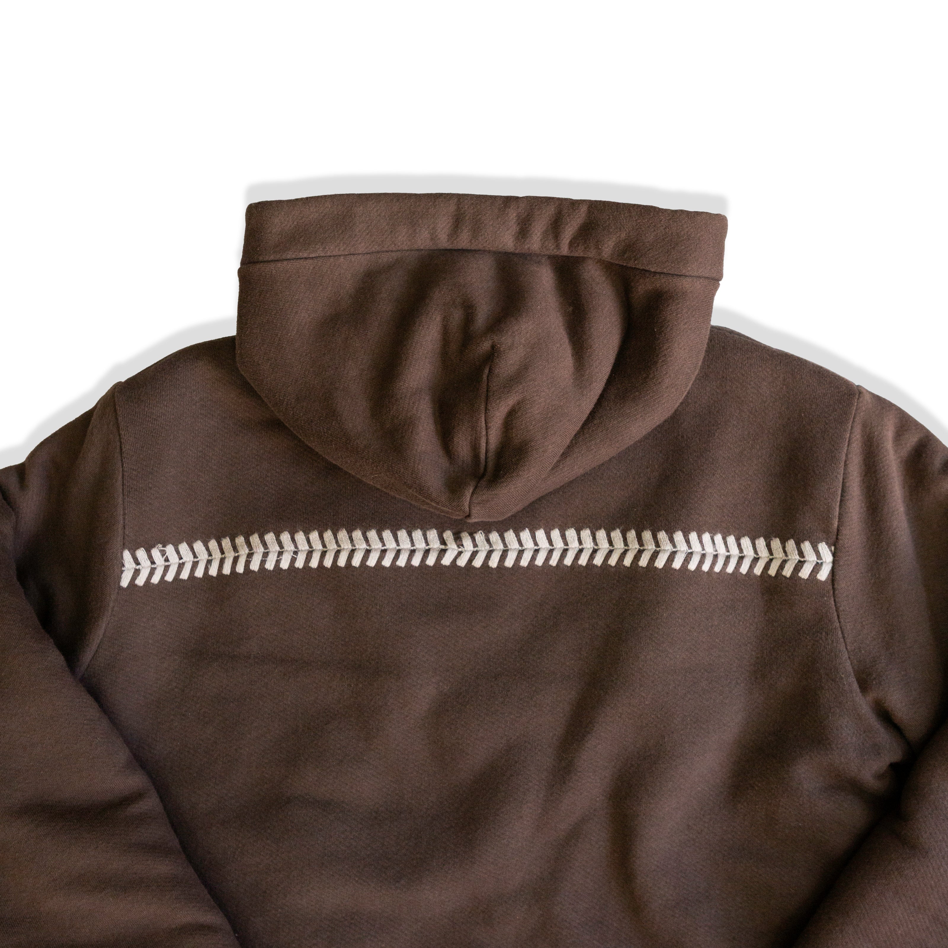 Vintage brown jacket with fur lining inside