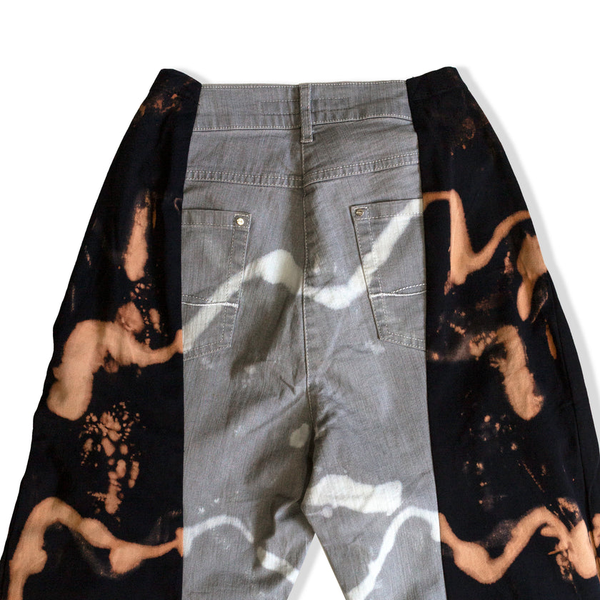 Thoughts reworked super hot baggy up-cycled jeans (EU34)