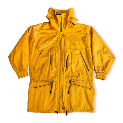 Super cute ochre hooded jacket (M)