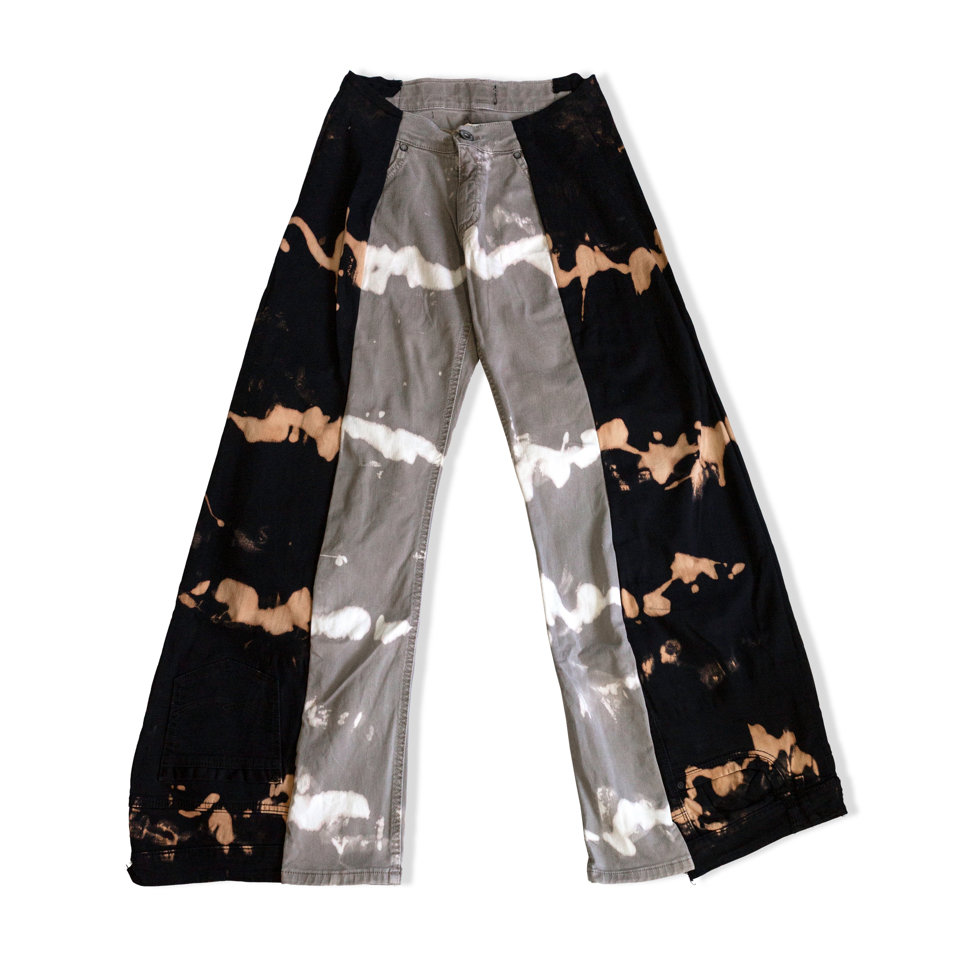 Thoughts reworked super hot baggy up-cycled jeans (EU36)