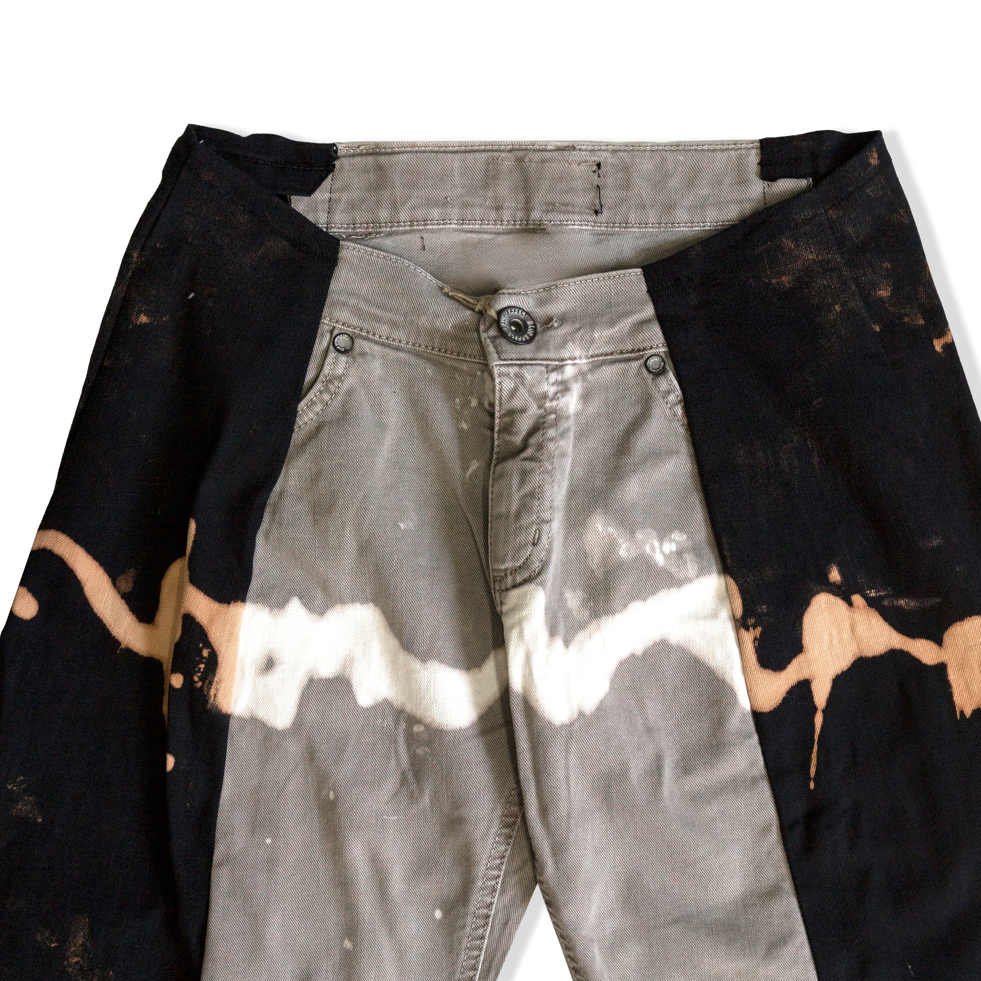 Thoughts reworked super hot baggy up-cycled jeans (EU36)