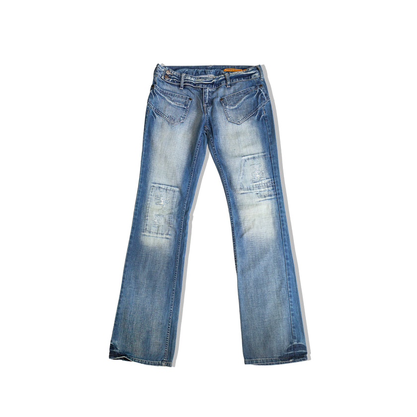 FREESOUL LOW WAISTED Y2K JEANS W30