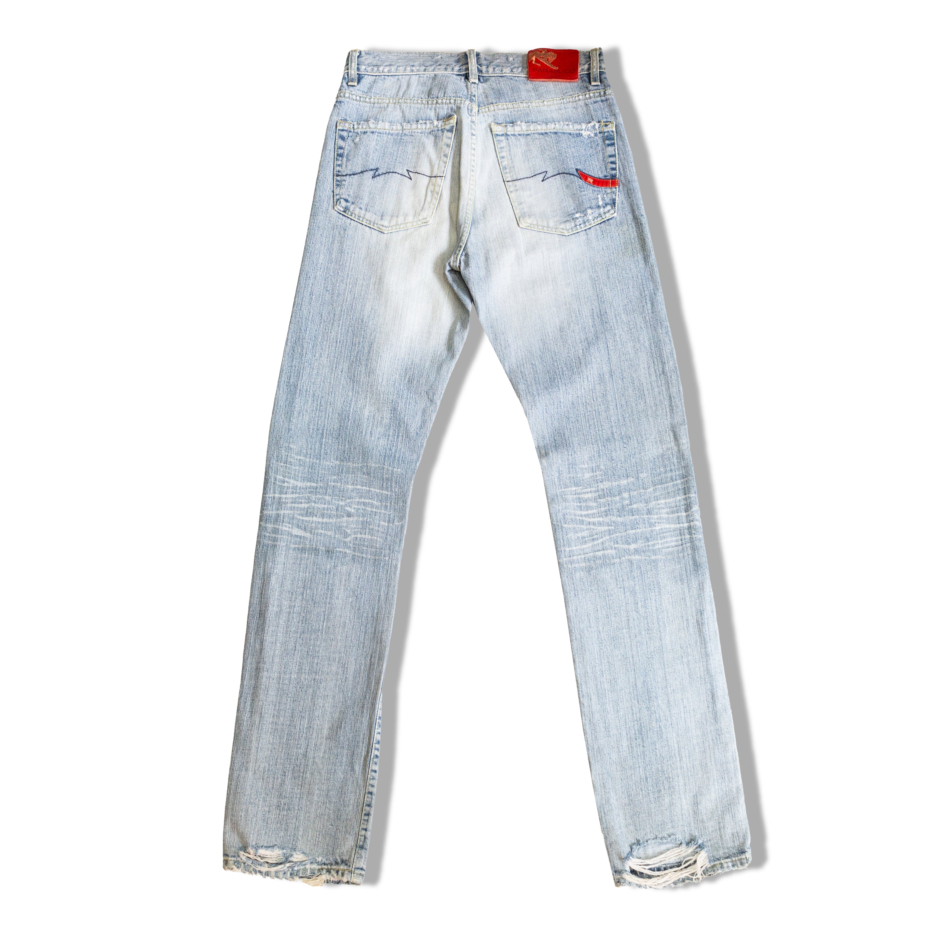 Parasuco midwaisted distressed jeans (S)