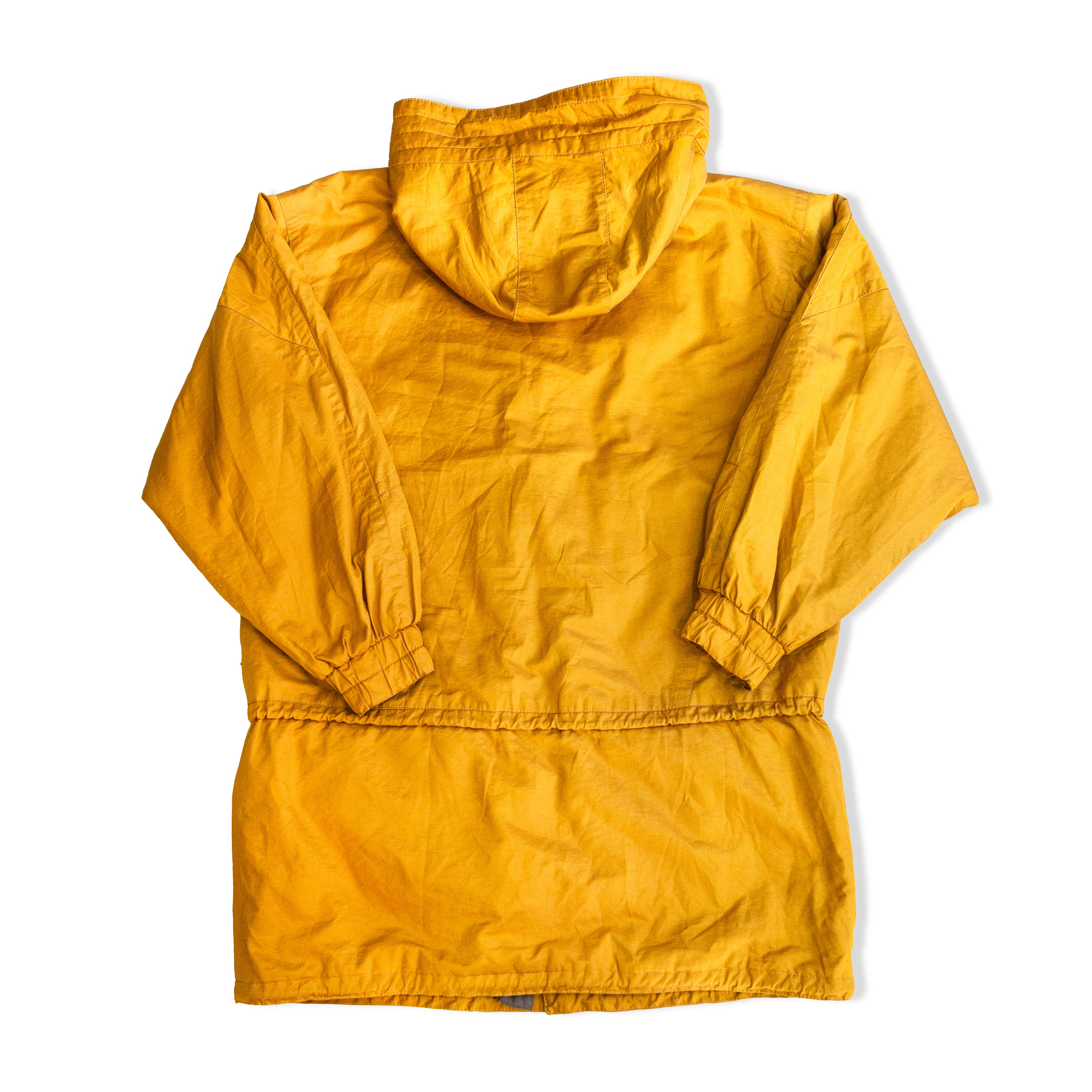 Super cute ochre hooded jacket (M)
