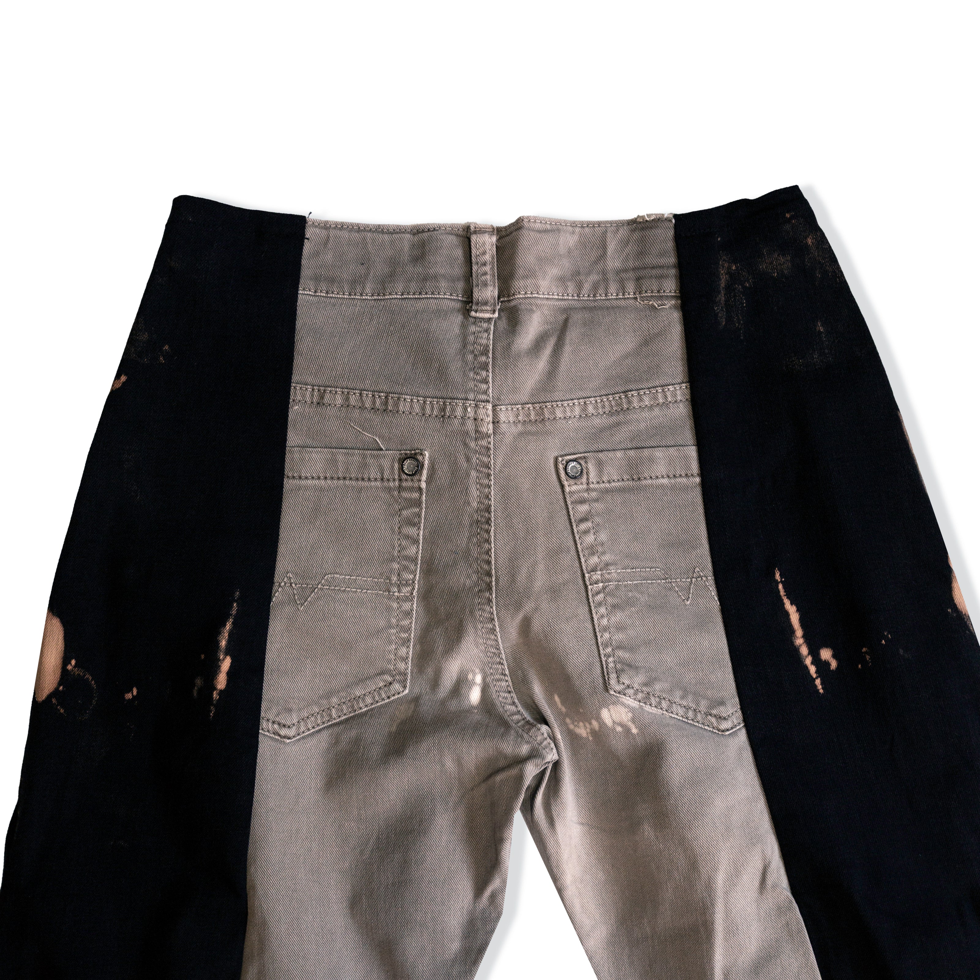 Thoughts reworked super hot baggy up-cycled jeans (EU36)