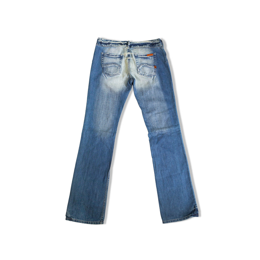 FREESOUL LOW WAISTED Y2K JEANS W30