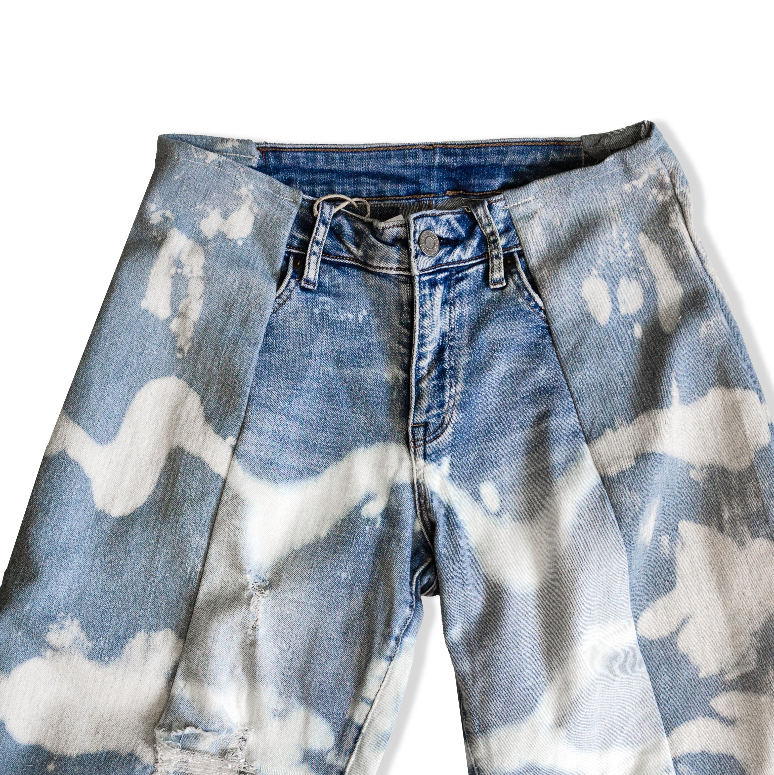 Thoughts reworked super hot baggy up-cycled jeans (EU36)