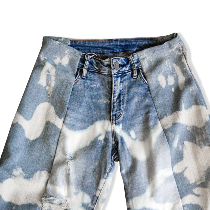 Thoughts reworked super hot baggy up-cycled jeans (EU36)