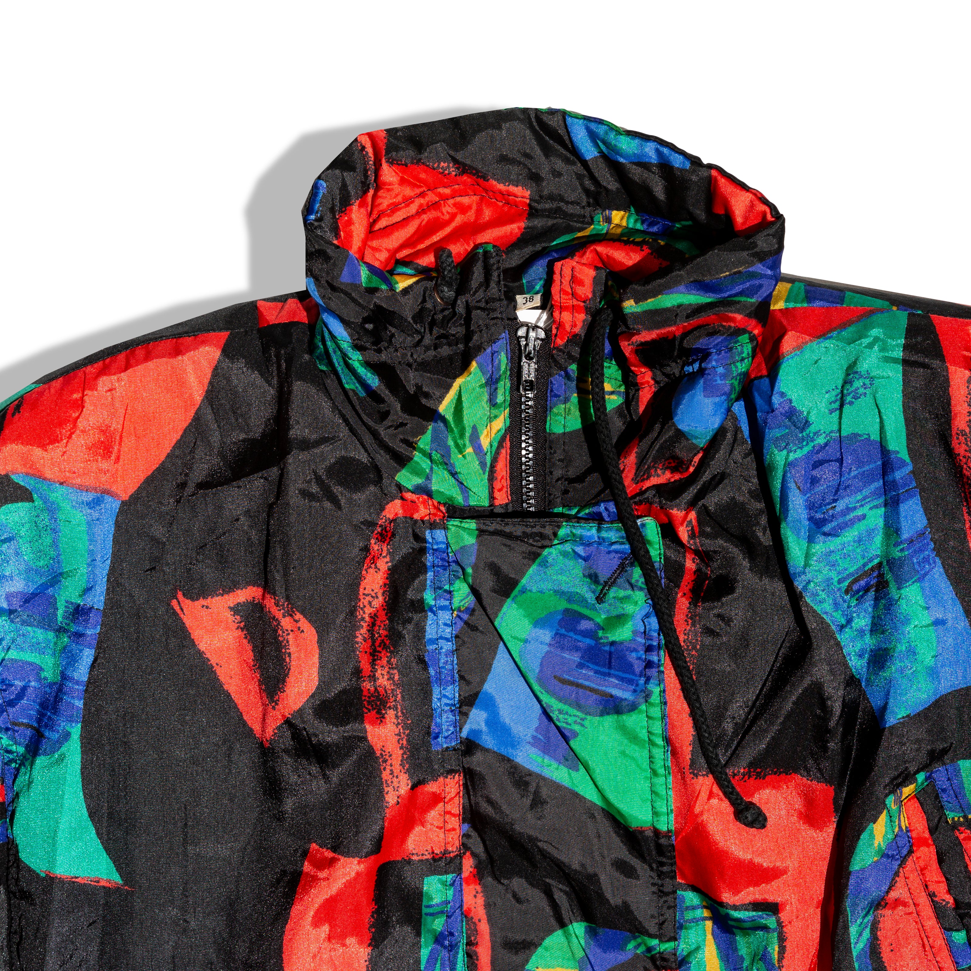Super funky colorful windbreaker