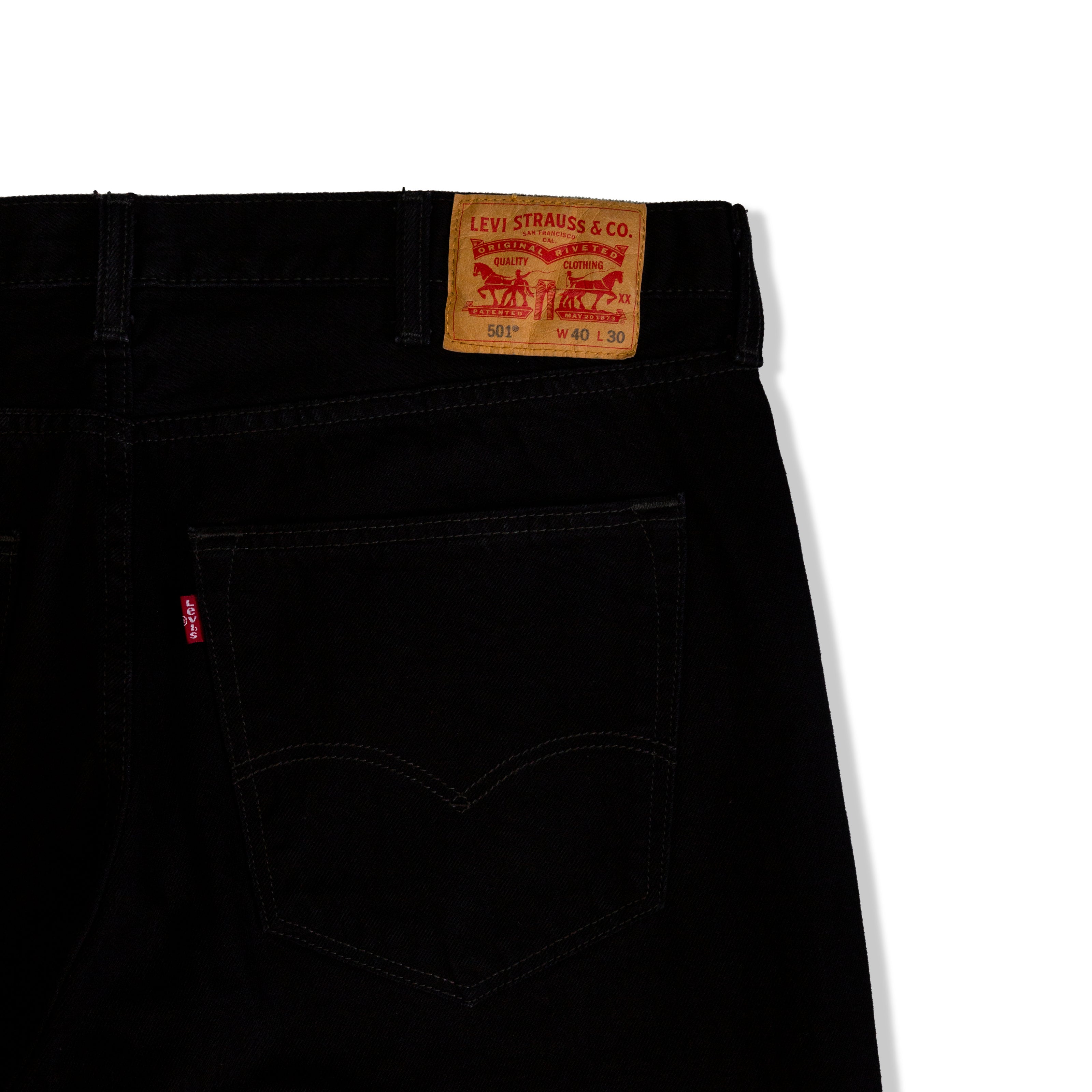 Levis 501 black jeans W40