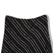 Vintage 100% viscoza diagonal stripe midi skirt(XXL)