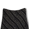 Vintage 100% viscoza diagonal stripe midi skirt(XXL)