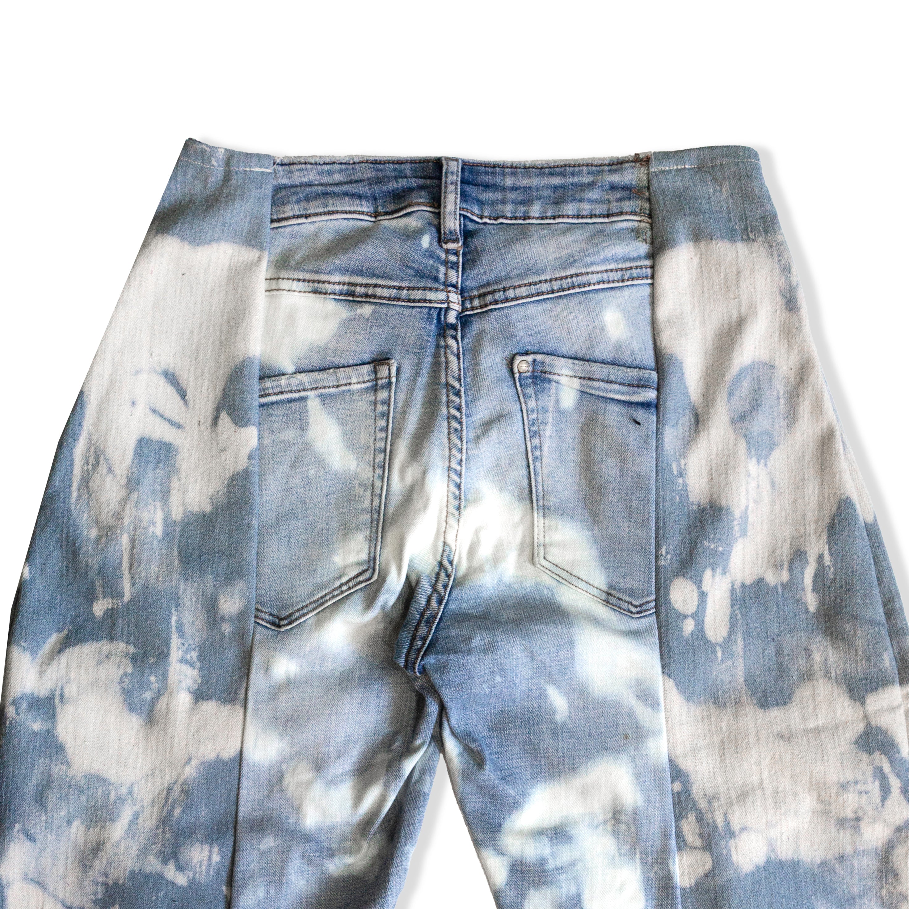 Thoughts reworked super hot baggy up-cycled jeans (EU36)