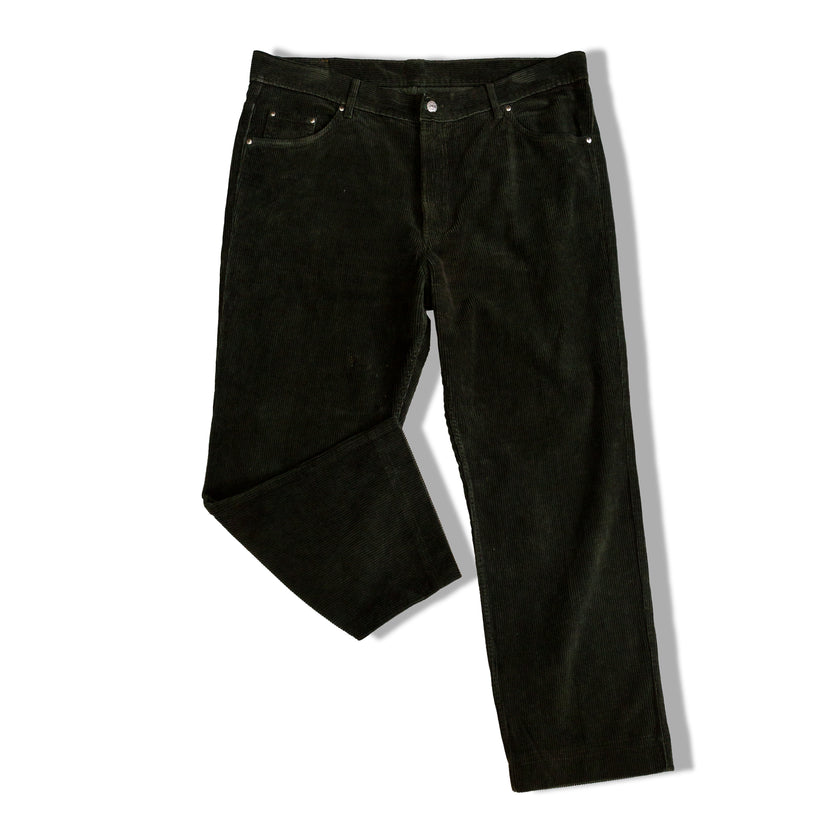 Carrera dark green corduroy pants (W44)