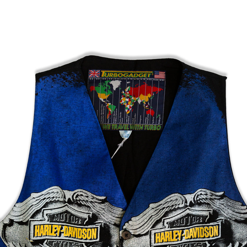 Stunning Harley davidson vest (M)